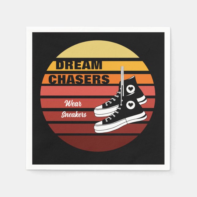 Servilleta De Papel Dream Chasers Wear Sneakers (Anverso)