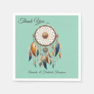 Servilleta De Papel Dreamcatchers en un tema bohemio