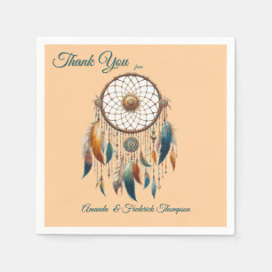 Servilleta De Papel Dreamcatchers en un tema bohemio
