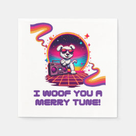 Servilleta De Papel Dreamscape de retro Poochie