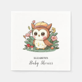 Servilleta De Papel Dreamy Bonito Owl Baby Shower