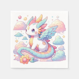 Servilleta De Papel Dreamy Cute Dragon Baby Shower