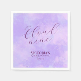 Servilleta De Papel Dreamy Estamos En Cloud Nueve Baby Shower