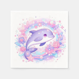 Servilleta De Papel Dreamy Little Dolphin Baby Shower