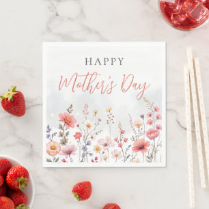 Servilleta De Papel Dreamy Spring Blooms Mother's Day Celebration