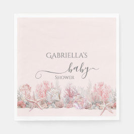 Servilleta De Papel Dreamy Under the Sea Baby Shower