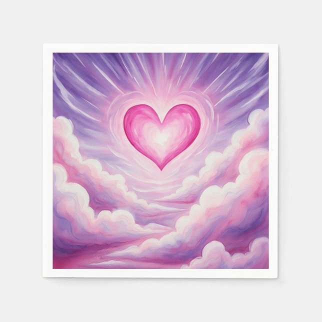 Servilleta De Papel DreamyGlowHeart (Anverso)