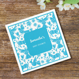 Servilleta De Papel Ducha azul otomana para bebés Papel