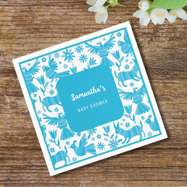 Servilleta De Papel Ducha azul otomana para bebés Papel (Subido por el creador)