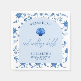 Servilleta De Papel DUCHA BRIDAL costera de las casetas y las campanas