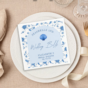 Servilleta De Papel DUCHA BRIDAL costera de las casetas y las campanas