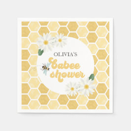 Servilleta De Papel Ducha de abeja bebé panal y margaritas