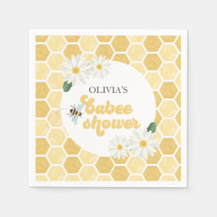 Servilleta De Papel Ducha de abeja bebé panal y margaritas