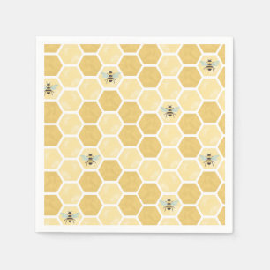 Servilleta De Papel Ducha de bebé abeja panal de miel