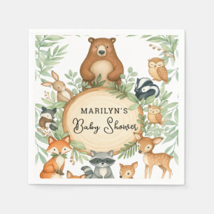 Servilleta De Papel Ducha de Bebé Animales Bebés Lindos
