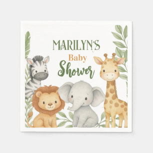 Servilleta De Papel Ducha de Bebé Animales de Bebé Adorables