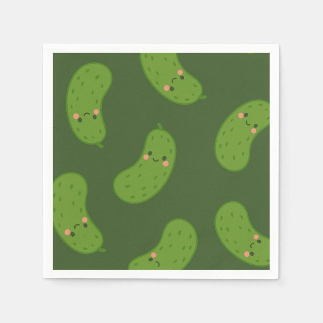 Servilleta De Papel Ducha de bebé Big Dill Green Pickle (Anverso)