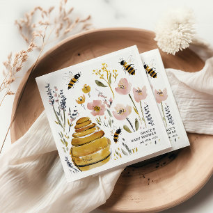 Servilleta De Papel Ducha de bebé Boho Little Honey Bee