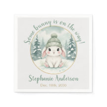Ducha de bebé Bunny de invierno Neutral