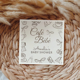 Servilleta De Papel Ducha de bebé caprichosa taza de café Bebe