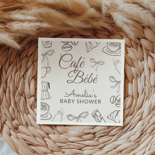 Servilleta De Papel Ducha de bebé caprichosa taza de café Bebe 