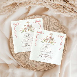 Servilleta De Papel Ducha de bebé chica Silly Goose