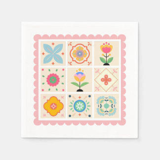 Servilleta De Papel Ducha de Bebé con Amor Bordado