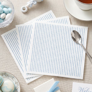 Servilleta De Papel Ducha de Bebé con Lazo de Acuarela Azul Caprichoso
