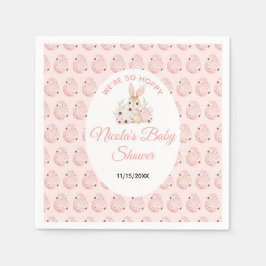 Servilleta De Papel Ducha de bebé con tema de conejo de Pascua
