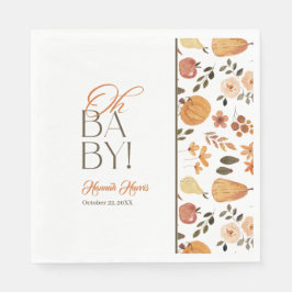 Servilleta De Papel Ducha de bebé con tema de otoño