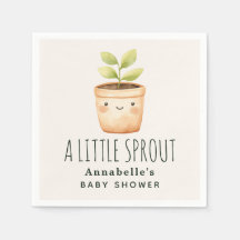 Ducha de bebé de Acuarela Adorable Un Pequeño Brot