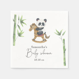 Servilleta De Papel Ducha de bebé de bambú y oso panda