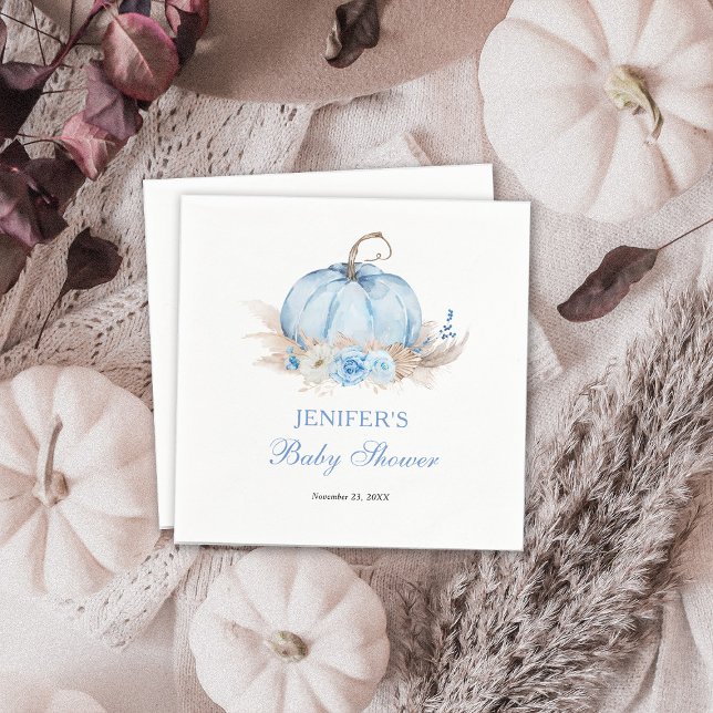 Servilleta De Papel Ducha de bebé de calabaza azul (Subido por el creador)