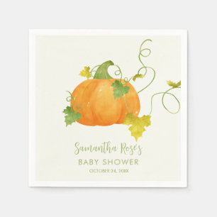 SERVILLETA DE PAPEL DUCHA DE BEBÉ DE CALABAZA DE OTOÑO