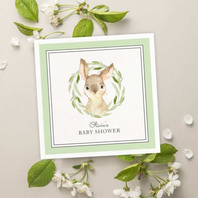 Servilleta De Papel Ducha de bebé de conejito lindo (Subido por el creador)