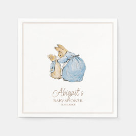 Servilleta De Papel Ducha de bebé de conejo clásico