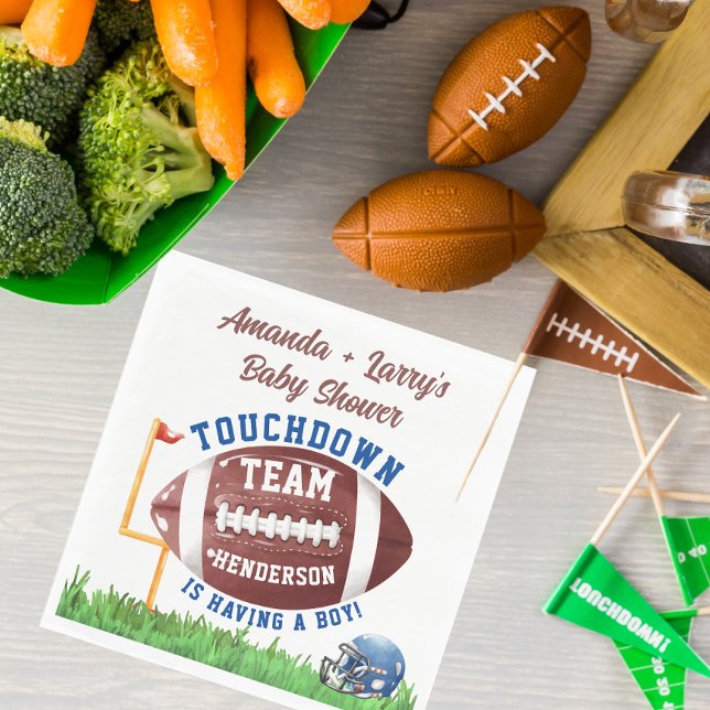 Servilleta De Papel Ducha de bebé de fútbol americano (Subido por el creador)