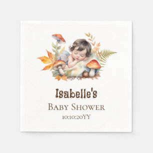 Servilleta De Papel Ducha de bebé de hada del bosque de otoño