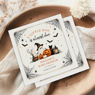 Servilleta De Papel Ducha de bebé de Halloween del fantasma de Little