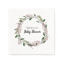 Ducha de bebé de invierno