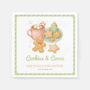 Servilleta De Papel Ducha de bebé de invierno Galletas y Cacao