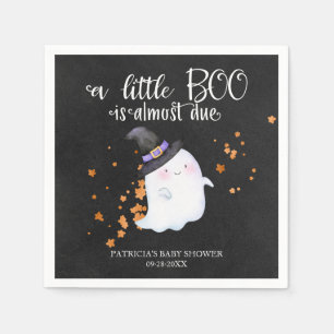Servilleta De Papel Ducha de Bebé de la Niña Boo Pequeña de Halloween