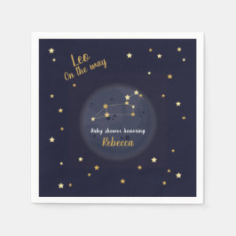 Servilleta De Papel Ducha de bebé de Leo zodiac