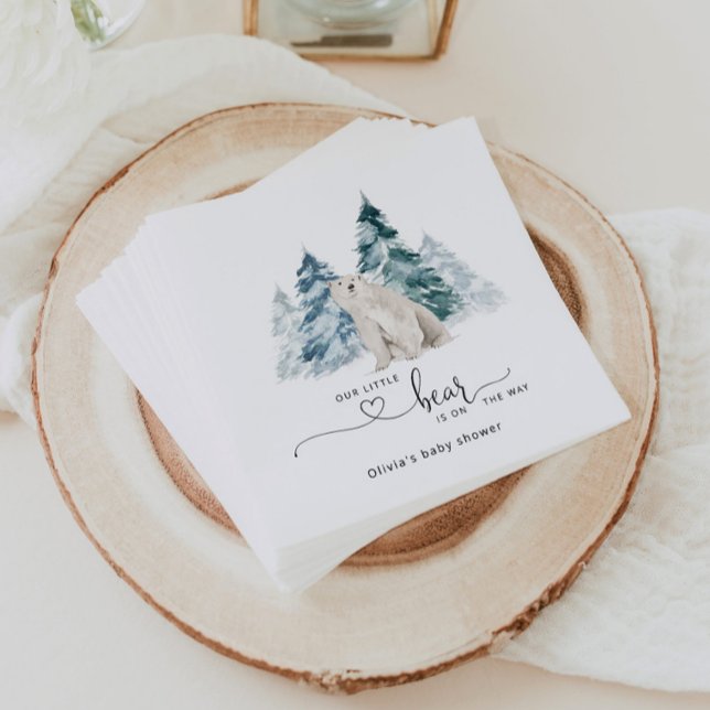 Servilleta De Papel Ducha de bebé de oso polar (Subido por el creador)