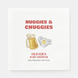 Servilleta De Papel Ducha de bebé de pañal de cerveza Huggies Chuggies
