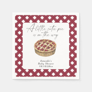 Servilleta De Papel Ducha de bebé de pastelito adorable con acuarela