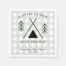 Servilleta De Papel Ducha de bebé en camping