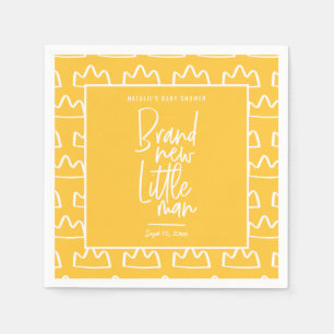 Servilleta De Papel Ducha de bebé escrita a mano moderna