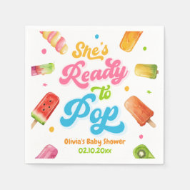 Servilleta De Papel Ducha de Bebé Está Lista para Salir Popsicle