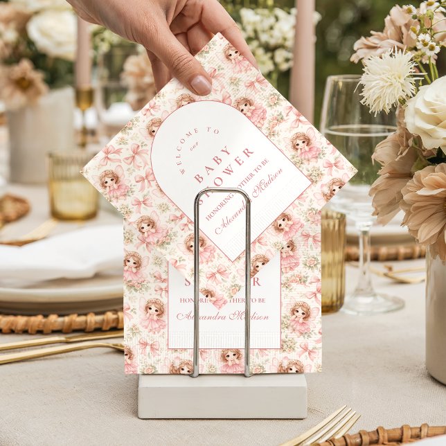 Servilleta De Papel Ducha de Bebé Jardín de Hadas Soñador (Subido por el creador)